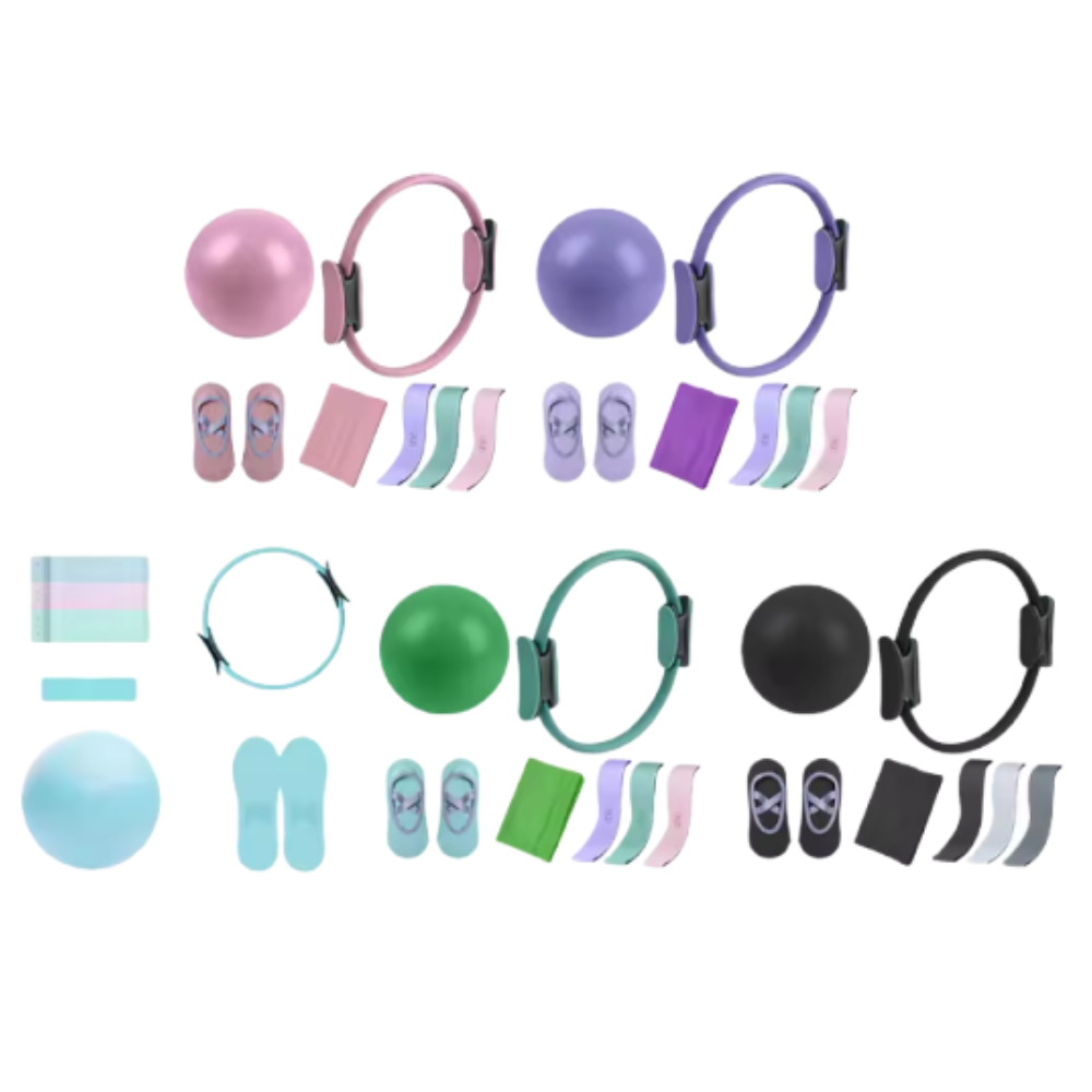 Pilates Ring Magic - Kit esencial de Pilates de 5