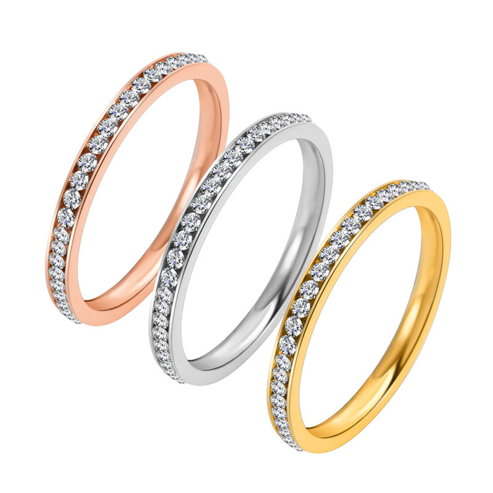 Pilates Ring Magic - Anillo de circonia cúbica helada de