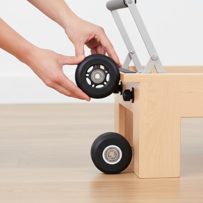 Pilates & Yoga Unleashed Studio - Rueda para Pilates Reformer, Rodamiento Silencioso