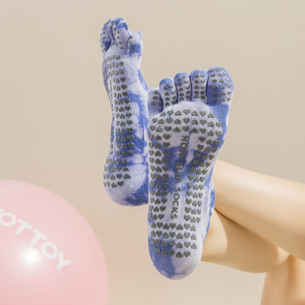 Calcetines de Cinco Dedos con  - Pilates Yoga Grip Socks reseña y precio
