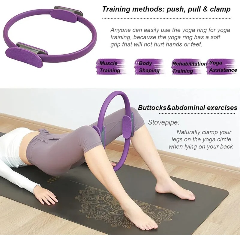 Anillo de resistencia antidesl - Pilates Ring Magic reseña y precio